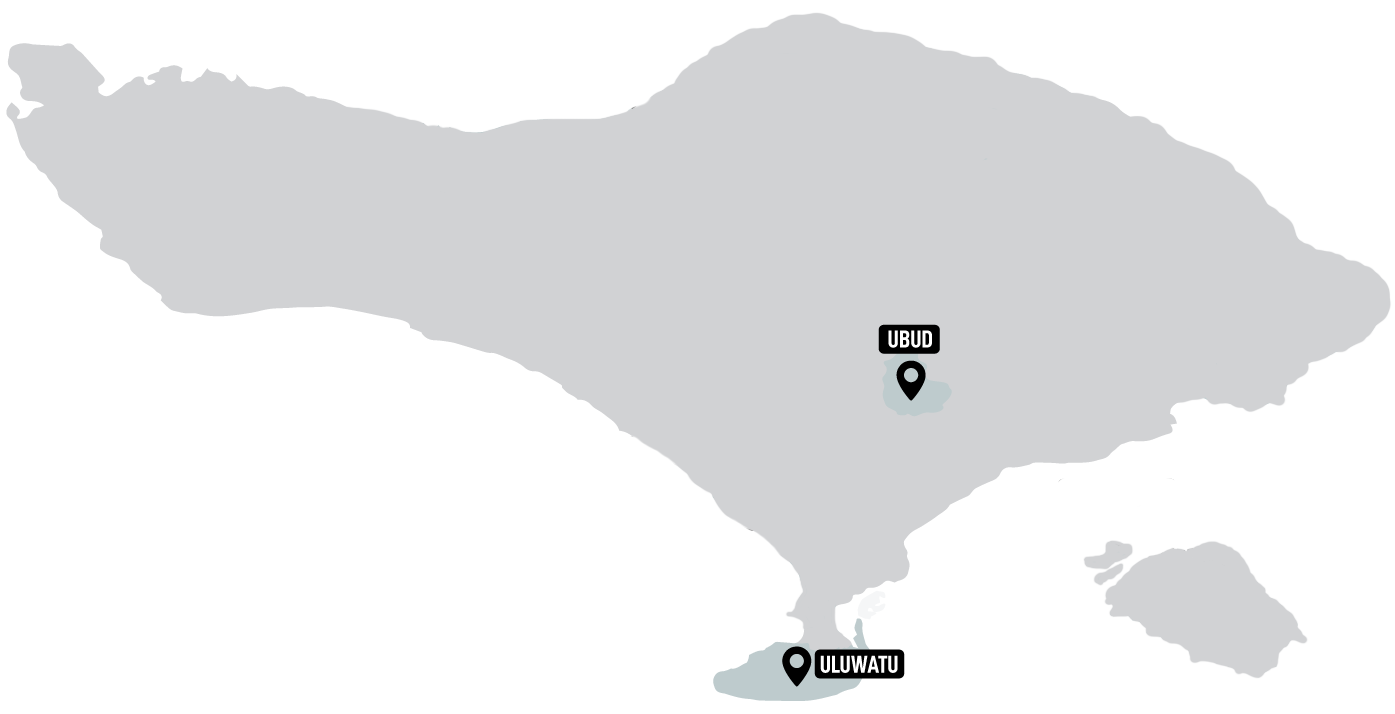 Bali zone map